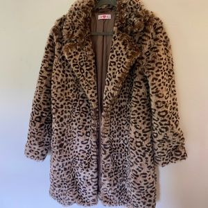 BuddyLove Faux Fur Jacket Leopard